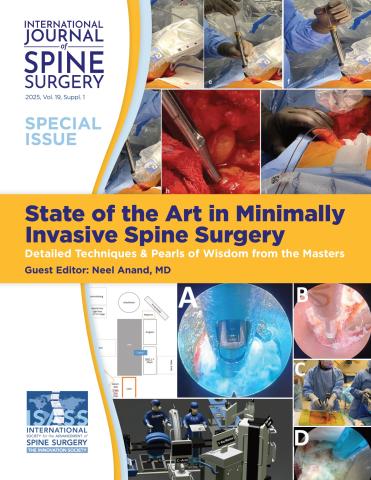 International Journal of Spine Surgery: 19 (S1)